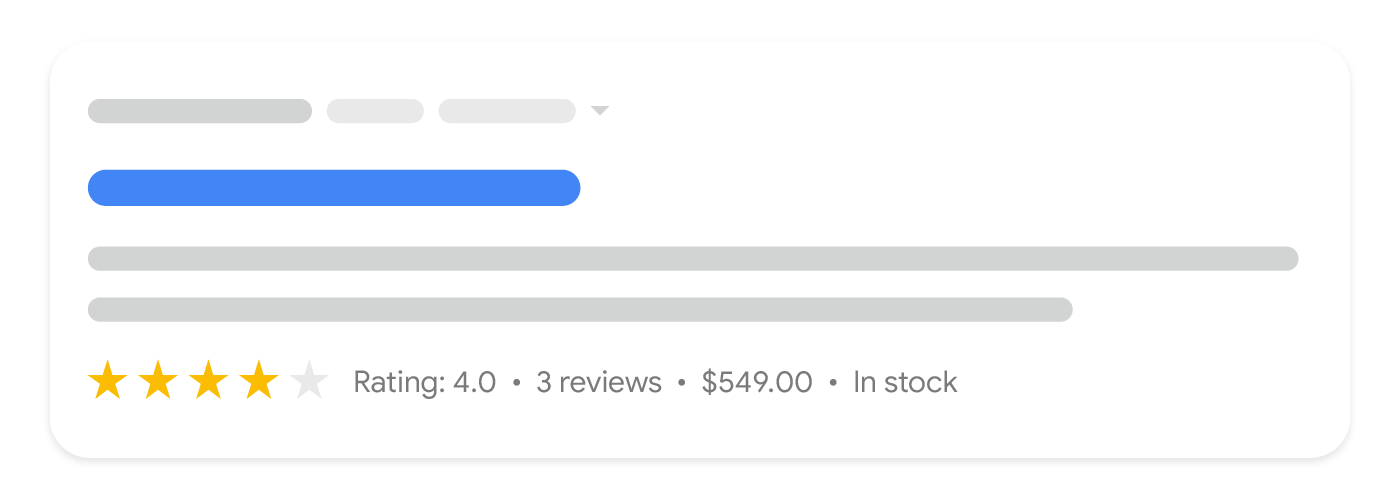 Google Product Snippet Schema Graphic