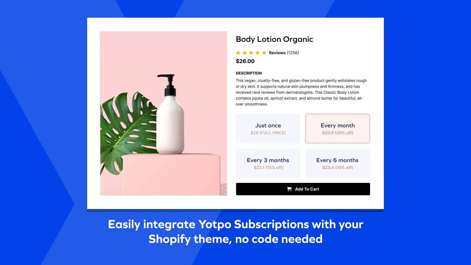 Yotpo Subscriptions Scheduler Shopify app